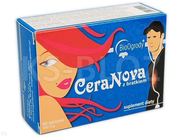 Ceranova z Bratkiem interakcje ulotka tabletki - 60 tabl.
