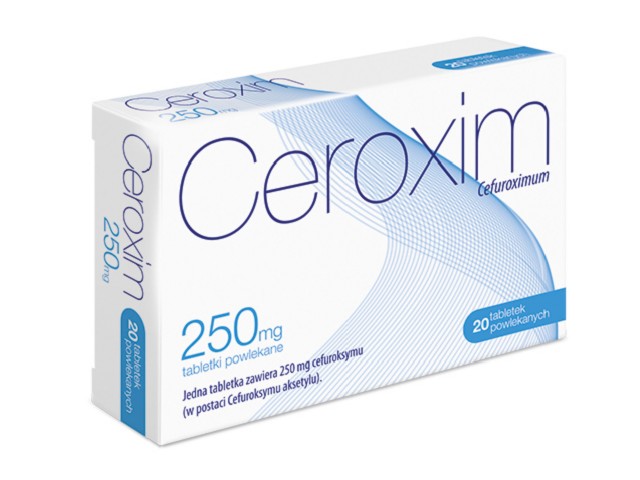 Ceroxim interakcje ulotka tabletki powlekane 250 mg 