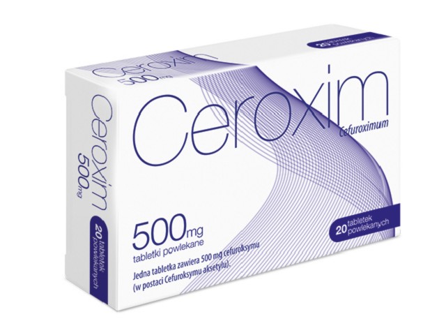Ceroxim interakcje ulotka tabletki powlekane 500 mg 