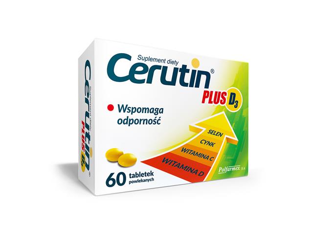 Cerutin Plus D3 interakcje ulotka tabletki powlekane  60 tabl.