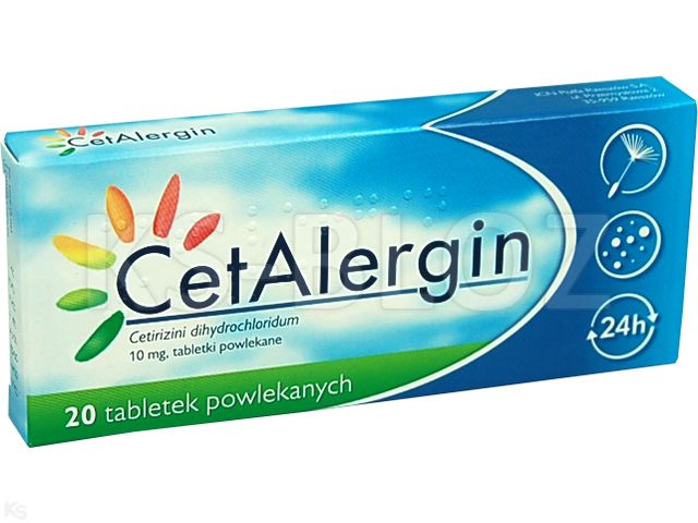 Cetalergin interakcje ulotka tabletki powlekane 10 mg 20 tabl. | (2 blist. po 10 tabl.)