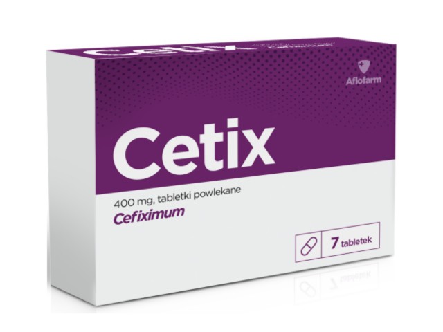 Cetix interakcje ulotka tabletki powlekane 400 mg 