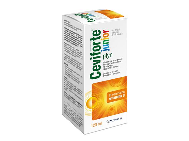 Ceviforte Junior interakcje ulotka płyn - 120 ml