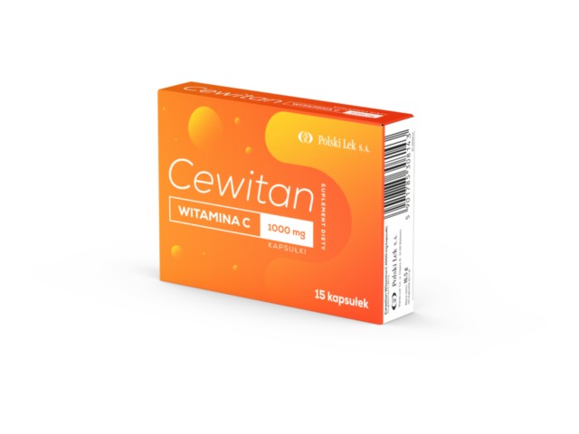 Cewitan Witamina C 1000 mg interakcje ulotka kapsułki  15 kaps.