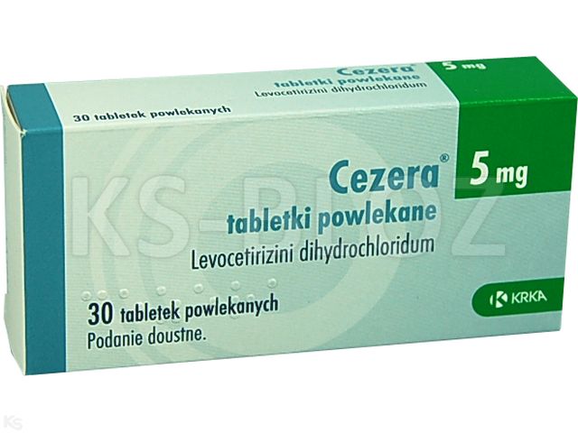 Cezera interakcje ulotka tabletki powlekane 5 mg 30 tabl.