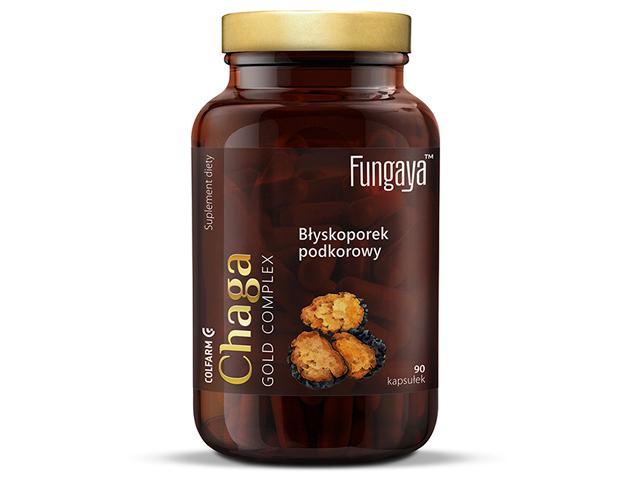 Chaga Gold Complex Fungaya interakcje ulotka kapsułki twarde - 90 kaps.