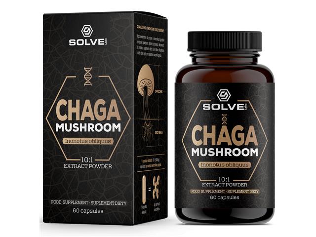 Chaga Mushroom interakcje ulotka kapsułki  60 kaps.