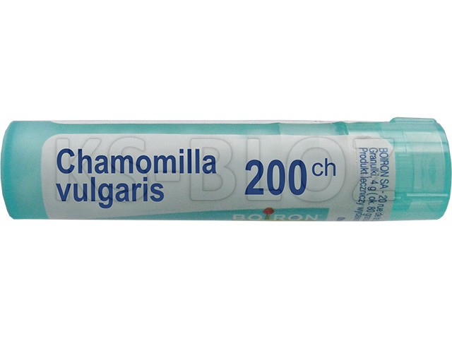 Chamomilla Vulgaris 200 CH interakcje ulotka granulki  4 g
