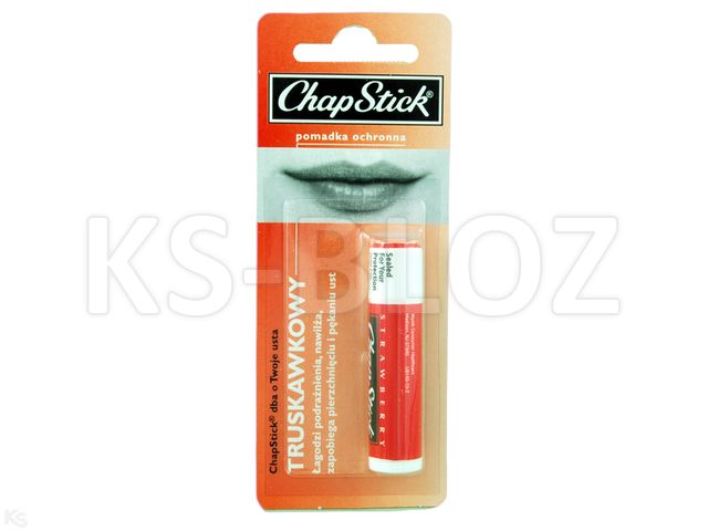 CHAP STICK Pomadka trusk. interakcje ulotka sztyft  4,2 g