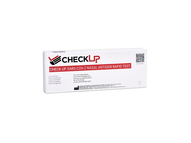 Check Up SARS-CoV-2 Rapid Nasal Test antigen interakcje ulotka test - 1 szt. (pudeł.)