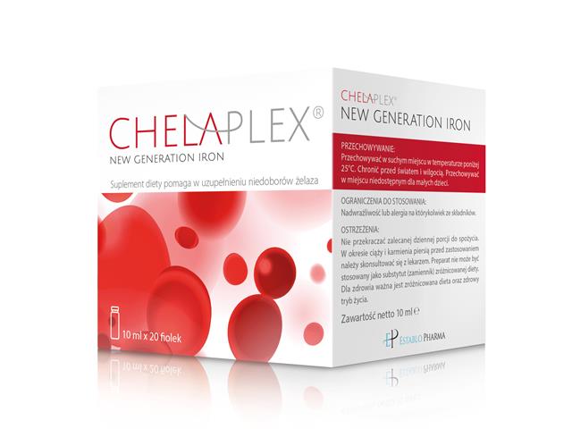 Chelaplex interakcje ulotka płyn  20 fiol. po 10 ml