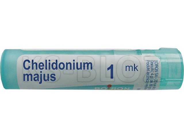 Chelidonium Majus 1 MK interakcje ulotka granulki - 4 g