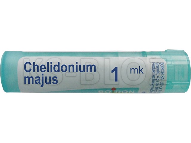 Chelidonium Majus 1 MK interakcje ulotka granulki  4 g