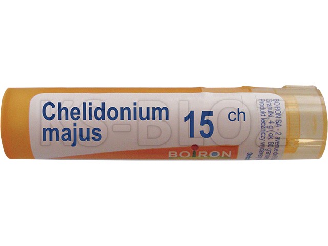 Chelidonium Majus 15 CH interakcje ulotka granulki  4 g