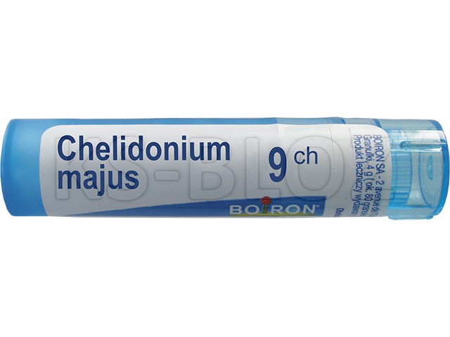 Chelidonium Majus 9 CH interakcje ulotka granulki  4 g