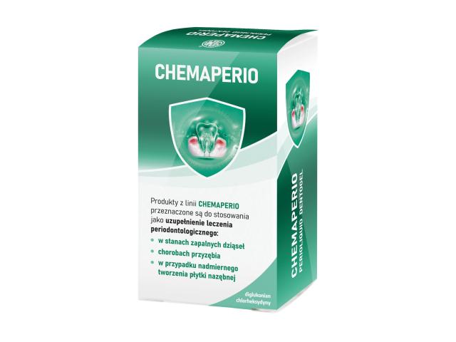 Chemaperio zestaw Perioliquid płyn do płukania jamy ustnej + Dentogel żel łagodzący podrażnienia interakcje ulotka zestaw - 300 ml + 8 g