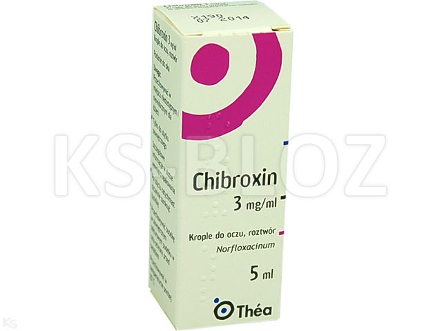 Chibroxin interakcje ulotka krople do oczu, roztwór 3 mg/ml 5 ml