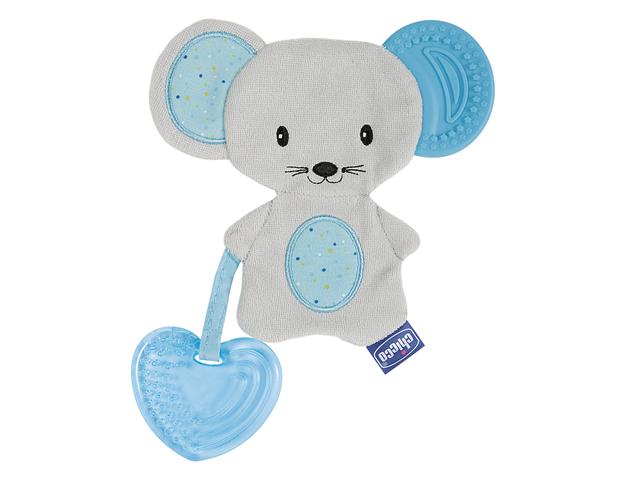 Chicco 00002583200000 Gryzak z maskotką 4 M+ niebieski interakcje ulotka gryzak  1 szt.