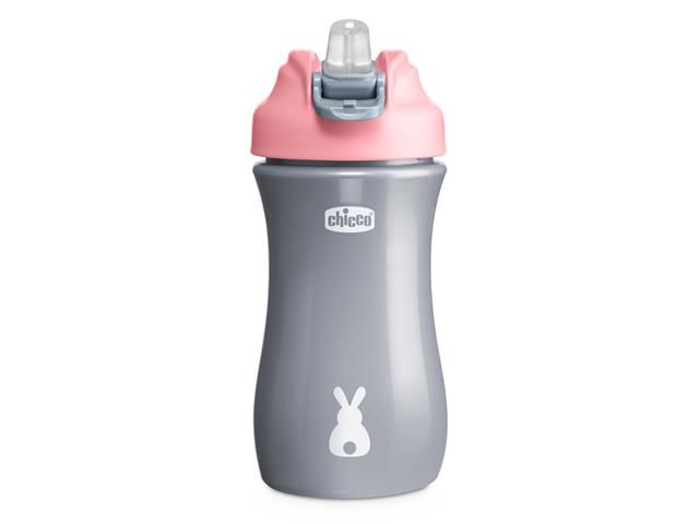 Chicco 00006920100000 Bidon z miękkim ustnikiem 350ml 2Y Pink interakcje ulotka bidon  1 szt.