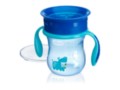 Chicco 00006951200000 Kubek 360 do nauki samodzielnego picia 12m+ 200 ml Blue interakcje ulotka   1 szt.