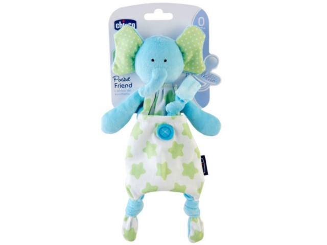 Chicco 00008013200000 Przytulanka do smoczka SŁOŃ interakcje ulotka  - 1 szt.