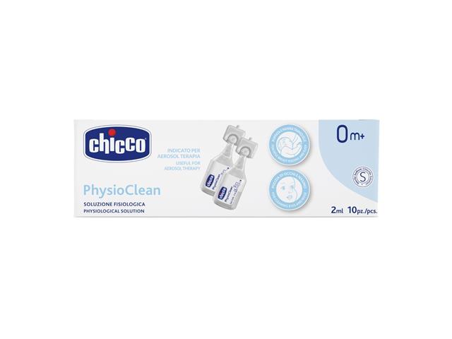 Chicco 00010175000000 Physiological Solution Roztwór Fizjologiczny PhysioClean interakcje ulotka roztwór  10 poj. po 2 ml