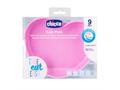 Chicco 00010217100000 Silikonowy Talerz serce do karmienia różowy 9m+ interakcje ulotka talerz  1 szt.