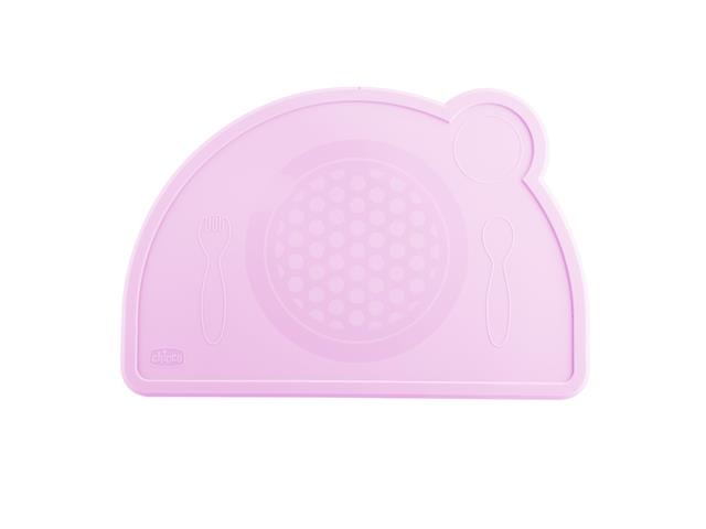 Chicco 00010218100000 Silikonowa podkładka do karmienia różowa 18m+ interakcje ulotka podkładka - 1 szt.