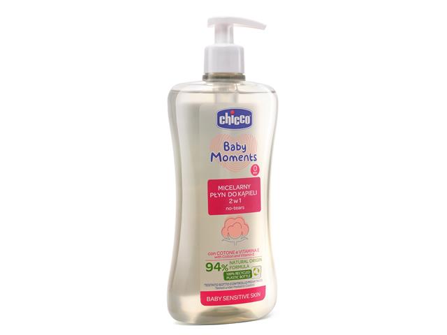 CHICCO 00010241000000 Micelarny Płyn do kąpieli 2w1 0m+ interakcje ulotka płyn - 500 ml