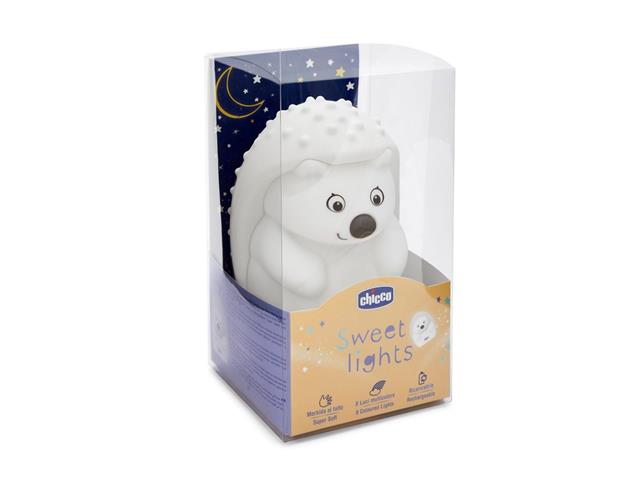 Chicco 00010576000000 Lampka nocna miękka Jeżyk interakcje ulotka lampa - 1 szt.