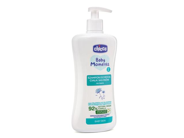 CHICCO 00010591000000 Szampon do mycia ciała i włosów 0m+ interakcje ulotka szampon  500 ml