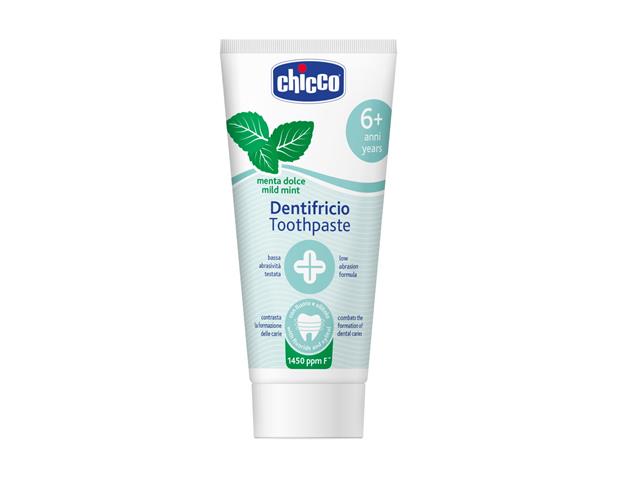 Chicco 00010607000000 Pasta do zębów Łagodna Mięta z fluorem 6L+ interakcje ulotka pasta do zębów - 50 ml