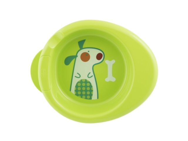 Chicco 00016000300000 Talerz podgrzewany zielony 6m+ interakcje ulotka  - 1 szt.
