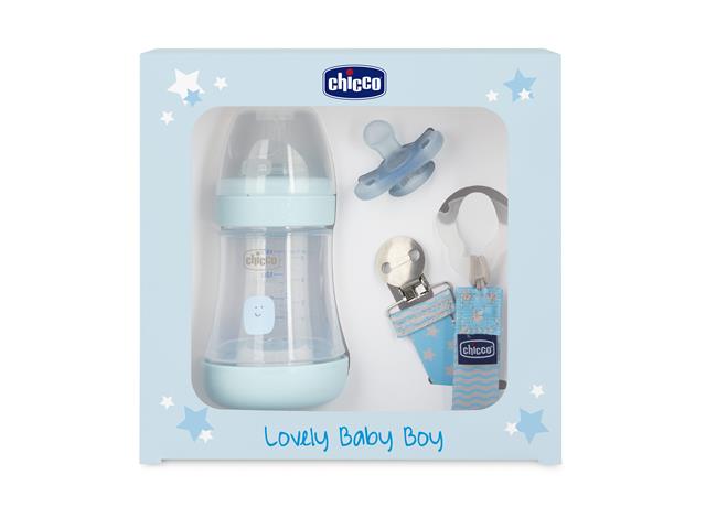Chicco 00020211620000 Zestaw dla noworodka (But.antykolkowa Perfect5+Smocz.Mini Soft+Tasiemka BOY) interakcje ulotka zestaw - 1 zest.