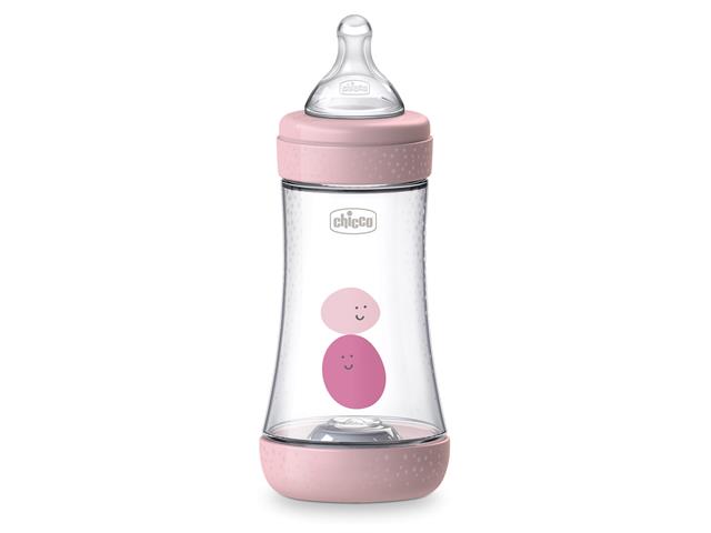 Chicco 00020223100040 Butelka plastikowa Antykolkowa Perfect5 240 ml 2+m Pink interakcje ulotka butelka - 1 szt. (pudeł.)