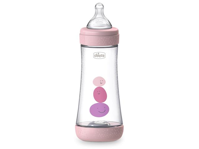 Chicco 00020235100040 Butelka plastikowa Antykolkowa Perfect5 300 ml 4+m Pink interakcje ulotka butelka - 1 szt. (pudeł.)