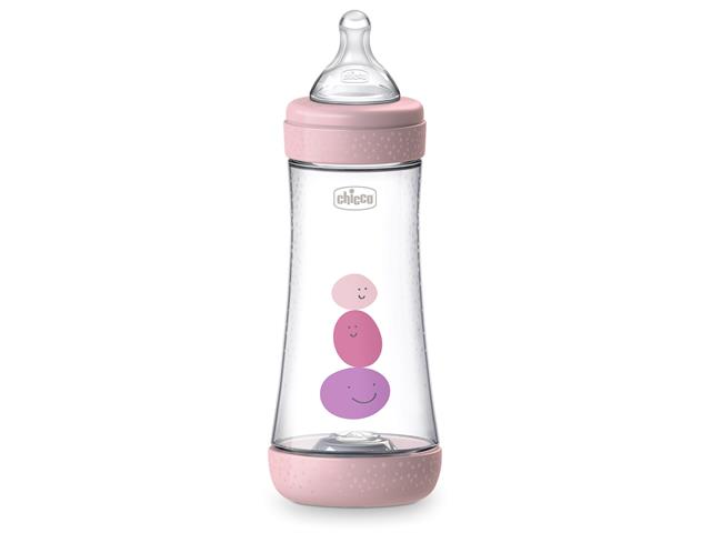 Chicco 00020235100040 Butelka plastikowa Antykolkowa Perfect5 300 ml 4+m Pink interakcje ulotka butelka  1 szt. | (pudeł.)