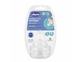 Chicco 00020347000000 Smoczek silikonowy Antykolkowy Perfect5 do butelek 6+ przepływ kaszka interakcje ulotka smoczek  2 szt.