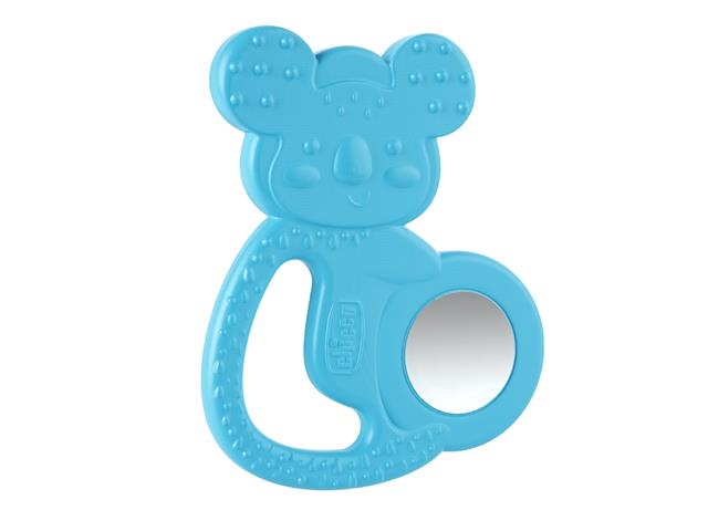Chicco 00028150200000 Gryzak ze stalą nierdzewną KOALA niebieski 4m+ interakcje ulotka gryzak - 1 szt.