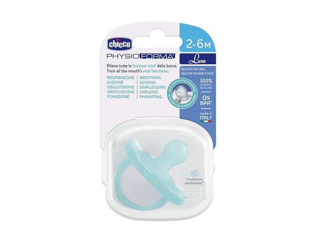 Chicco 00073011370000 Smoczek uspokajający Physioforma Luxe miętowy silikon.2-6m interakcje ulotka smoczek - 1 szt.