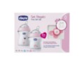 Chicco 00080711610000 Zestaw do karmienia Natural feeling (butelka 150ml, 250ml + smoczek) pink 0m+ interakcje ulotka zestaw  1 kompl.