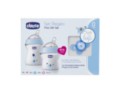 Chicco 00080711620000 Zestaw do karmienia Natural feeling (butelka 150ml, 250ml + smoczek) blue 0m+ interakcje ulotka   1 kompl.