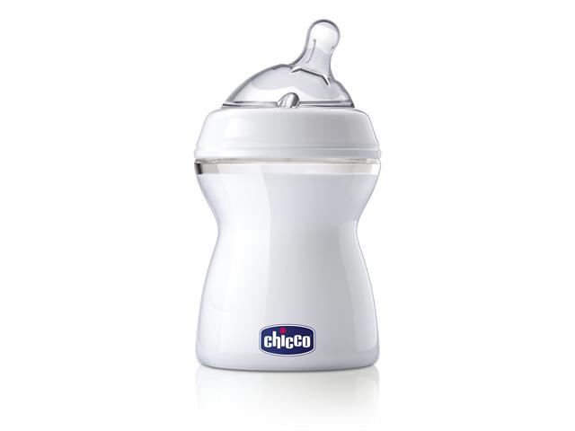 Chicco 00080723000050 Butelka plastikowa Natural feeling 250 ml 2+m interakcje ulotka butelka  1 szt. (pudeł.)