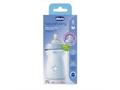 Chicco 00081335200000 Butelka plastikowa Natural Feeling 330 ml niebieska 6m+ interakcje ulotka   1 szt.