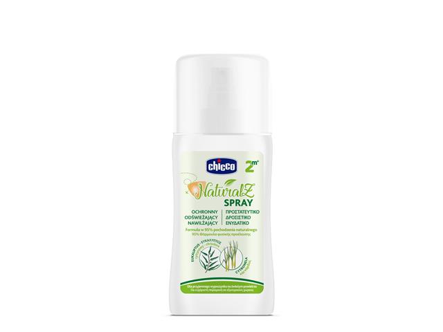 Chicco Naturalz Spray odświeżający nawilż. ochr. eukaliptus cytrynowy cytronela 00011596000130 interakcje ulotka   100 ml