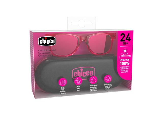 Chicco Okulary przeciwsłoneczne girl przezroczyste 00011976000000 24 m+ + etui interakcje ulotka okulary  1 szt.