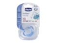 Chicco Physio Compact Smoczek do uspokajania silikonowy niebieski 74811210000 0-6 miesięcy interakcje ulotka smoczek  1 szt.