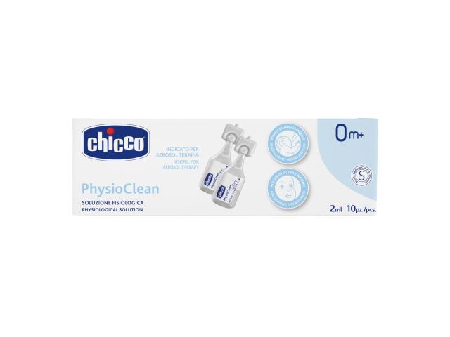 Chicco PhysioClean Roztwór soli fizjologicznej 00010171020100 interakcje ulotka roztwór - 10 poj. po 2 ml