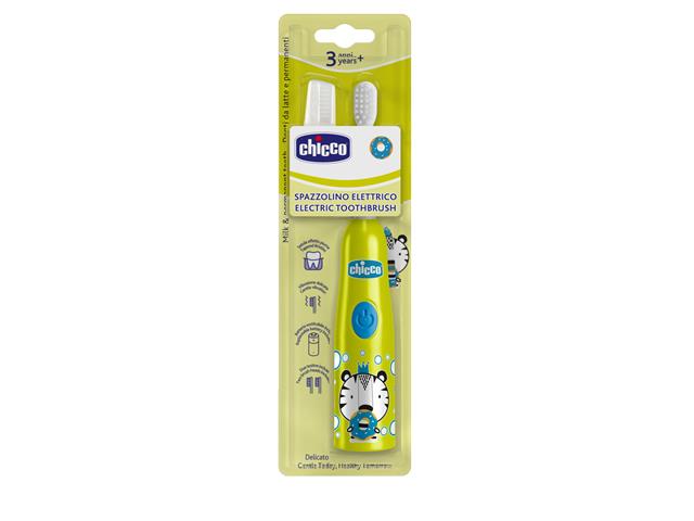 Chicco Szczotka do mycia zębów elektryczna tiger 00012085110000 powyżej 3 lat interakcje ulotka szczotka - 1 szt.