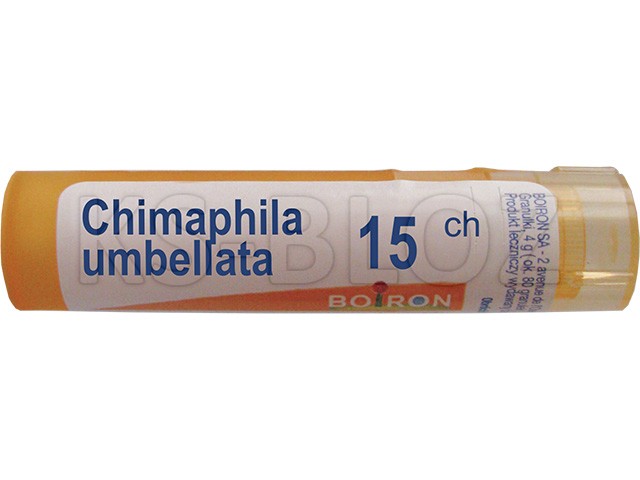 Chimaphila Umbellata 15 CH interakcje ulotka granulki  4 g